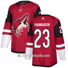 Män Ishockey Arizona Coyotes Tröja Oliver Ekman-Larsson 23 Adidas 2017-2018 Maroon Authentic